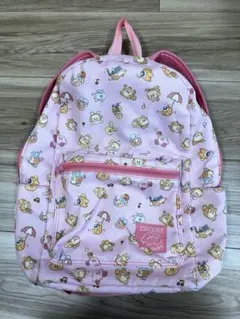 星のカービィ　ワドルディ　キャラクター柄 ピンクリュック　バッグ
