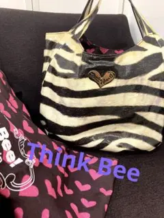 Think Bee! ゼブラ柄 トートバッグのサムネイル