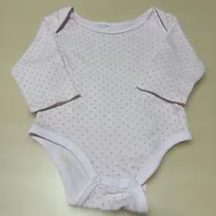 Carter’s ピンク ドット柄 長袖ロンパース　6ヶ月　ベビー　60.70