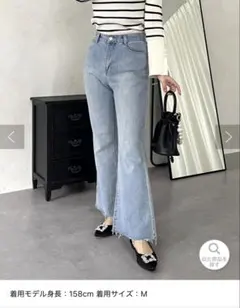 プロズヴェールprose verse フレアデニムパンツ Lサイズ