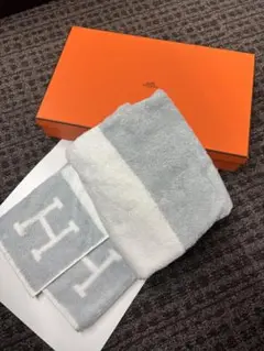 HERMES アヴァロン ベビー バスラップ おくるみ タオル ブランケット