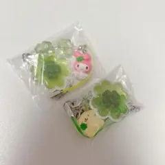 新品　未使用　サンリオ　シークレットクローバーストラップ　胸きゅん平成女児