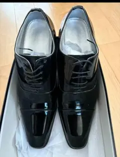 光沢仕上げレースアップドレスシューズ 27.5cm