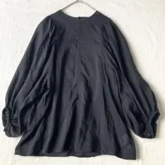 ito fukuoka shirring tops シャーリングトップス 黒 - メルカリ