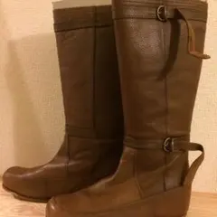 本革ロングブーツ