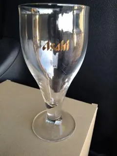【アサヒビール ピルスナーグラス】 ゴールドロゴ 6個セット 箱入り 未使用品