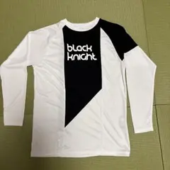 black knight 長袖シャツ S ホワイト/ブラック