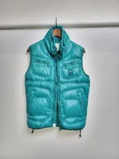 DIESEL ディーゼル ダウンベスト Sサイズ グリーン