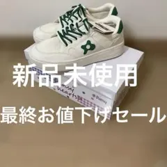 PANSY スニーカー 24.0cm ホワイト グリーンのサムネイル