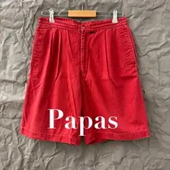 Papas パパス ツータックショーツのサムネイル