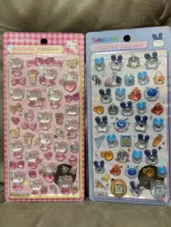 サンリオ⭐︎ハローキティ/たまごっち⭐︎みみっちボンボンドロップシール【セット】