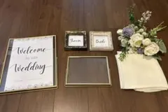 ウェルカムボード セット 結婚式 受付装飾