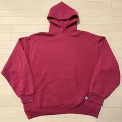 バーガンディ色 Russell Athletic フーディ パーカー スウェット