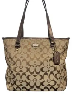 美品　COACH コーチ　トートバッグ　F36375 シグネチャー