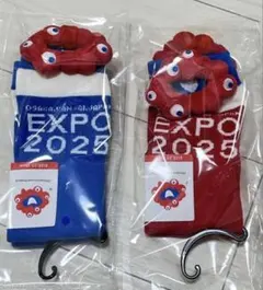 EXPO2025 ミャクミャク ソックス ぬいぐるみ 23-25cm 靴下