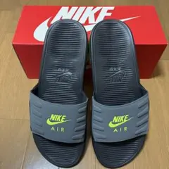 ①NIKE AIR サンダル グレー/イエロー 10 - メルカリ