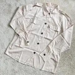 ZARA★シャツ★TRF★ベージュ系のサムネイル