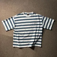 SIGNAL SPORTS ボーダー Tシャツ ビッグシルエット メンズ XLのサムネイル
