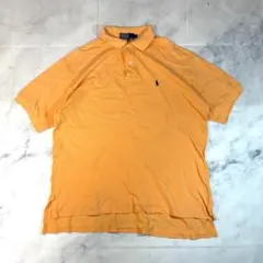 Polo by Ralph Lauren オレンジ ポロシャツ ゴルフ L 美品