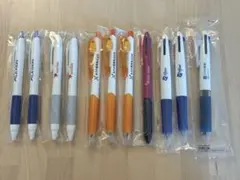 製薬会社ボールペン ３色4本、黒7本　11本セット