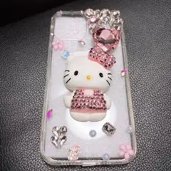 iPhone13 ケース スマホケース キティデコ キラキラのサムネイル