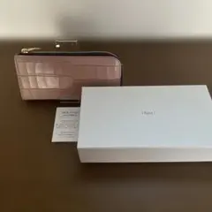 今日だけのお値段✨Epoi ピンク クロコ型押し 長財布のサムネイル