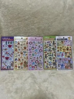 【正規品】ディズニー 第二弾 ボンボンドロップシール ５枚セット まとめ売り