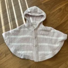 gelato pique ベビーポンチョ 70-80cm くま耳