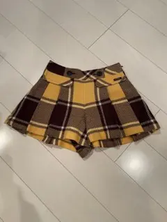 未使用級！BURBERRY BLUE LABEL チェック柄キュロットスカート