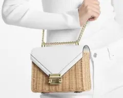 【新品未使用】 マイケルコース　ショルダーバッグ　カゴバッグ