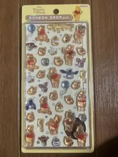 くまのプーさん ボンボンドロップシール