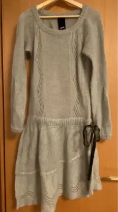 archi モヘアニットワンピース