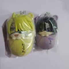 カラフルピーチおくるみますこっとチャーム　たっつん＆もふくんセット