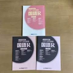 中学入試問題集 国語R 3冊セット 数ページ書き込みがあります。