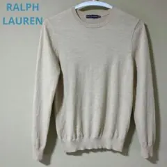 Ralph Lauren/ベージュ/クルーネック/ニット/サイズ5f