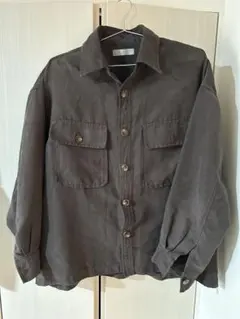 Sence of place Urban researchダークブラウン シャツ