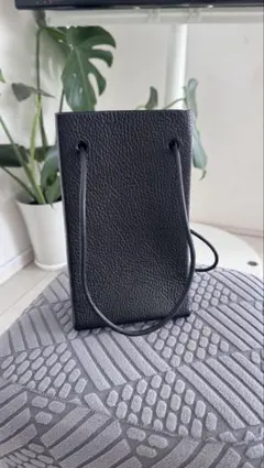 Aeta/PEBBLE GRAIN LEATHER SHOULDER TOTE