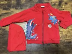 Paul Smith 赤い恐竜パーカー 90センチ