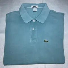 【USA製】LACOSTE ラコステ 90s 旧ロゴ刺繍 ポロシャツ アメラコ