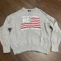 Rodeo Crowns グレー ニットセーター
