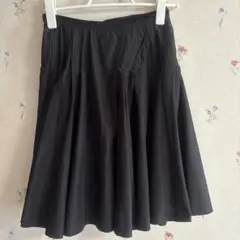 Body dressing 膝丈黒ギャザースカートのサムネイル
