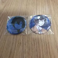 417文豪ストレイドッグス　太宰治ホログラム缶バッジ2点セット