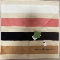 kate spade NEW YORK ストライプタオルハンカチ