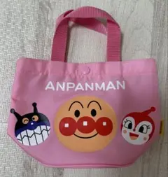アンパンマン ミニ手提げバッグ ピンク
