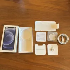 iPhone 12mini 正規品 空箱 充電器 ケーブル ステッカー 箱