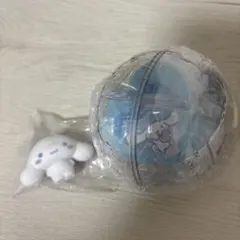 シナモロール　ガチャ　カプセルステッキ　フロッキードール　フィギュア　青　推し