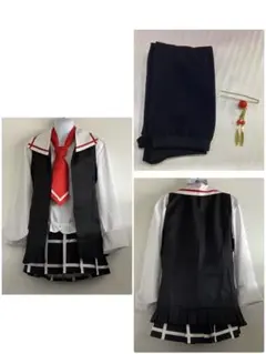 【艦隊これくしょん -艦これ-】時雨　秋刀魚祭　M　コスプレ衣装　F-0439★