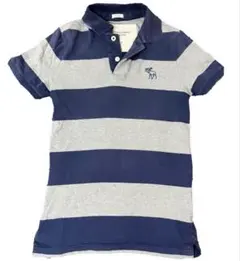 Abercrombie & Fitch ボーダー ポロシャツ S y2kのサムネイル