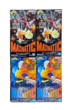 僕のヒーローアカデミア MAXIMATIC 爆豪勝己 轟焦凍 4体セット