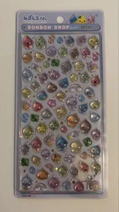 正規品 しずくちゃん ボンボンドロップ シールミニ しずくの森のなかまたち